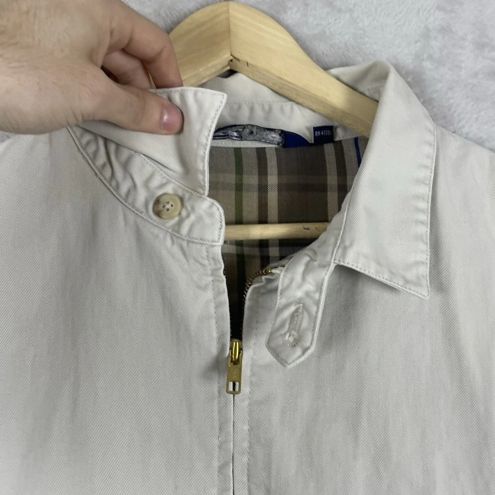 Vtg 90s Polo Ralph Lauren Harrington Bi-Swing Jacket XXL Flannel Lined Cotton